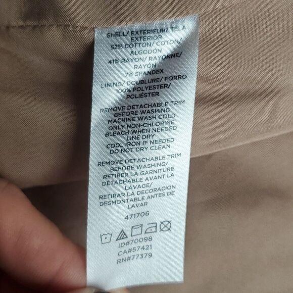 Ann Taylor Short Trench Coat - Picture 10 of 10